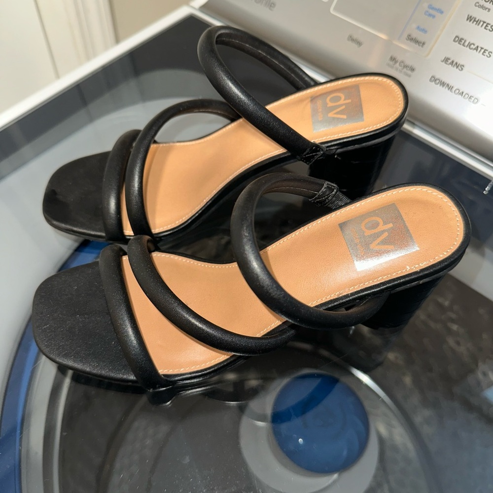 DV by Dolce Vita Black Strappy Heels